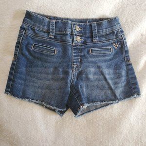 Justice Denim Jean Shorts, Sz 14S